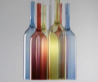 Beautiful-Hanging-Lamp-Made-of-Colorful-Wine-bottle-like-Glass