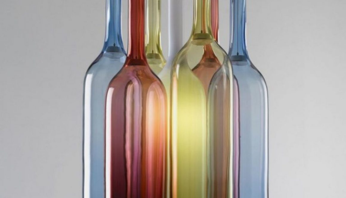 Beautiful-Hanging-Lamp-Made-of-Colorful-Wine-bottle-like-Glass